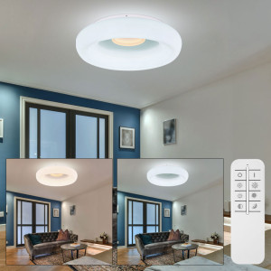 LED Deckenleuchte, Fernbedienung, dimmbar, Nachtlicht