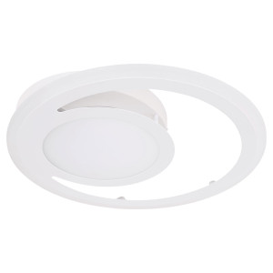 LED Deckenleuchte, weiß, Ring Design, 47 cm, FENNA