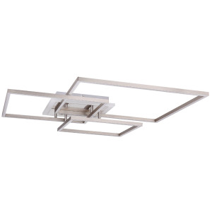 LED Deckenleuchte, ALU, opal weiß, CCT, L 37 cm, MUNNI