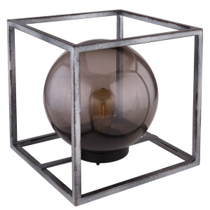 LED Solarleuchte, Kugel, Würfel-Design, L 23 cm