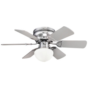 Deckenventilator mit Beleuchtung, Zugschalter, 76 cm, UGO