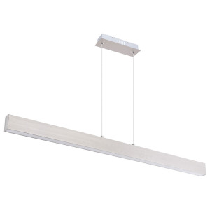 LED Hängeleuchte, DIMMER, silber, H 120 cm