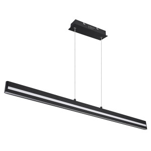LED Hängeleuchte, DIMMER, schwarz, H 120 cm