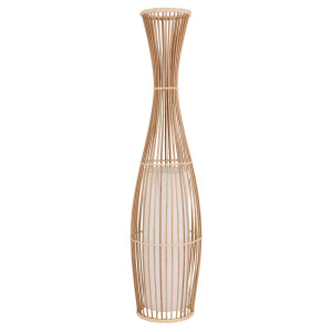 Stehleuchte, Bambus, Geflecht Design, H 90,5 cm,  LAGLIO