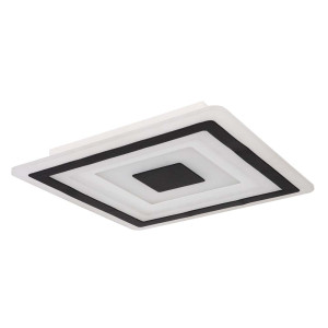 Smart LED Deckenleuchte, Fernbedienung, App-Steuerung, L 49,5 cm