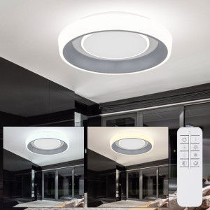 LED Deckenleuchte, Fernbedienung, Dimmer, CCT, D 50 cm