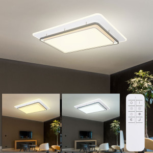 LED Deckenlampe, Timer, Dimmbar, Fernbedienung, weiß