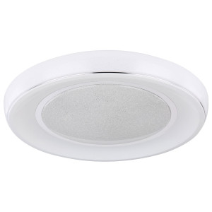 LED Deckenleuchte, Kristalle, dimmbar, Fernbedienung