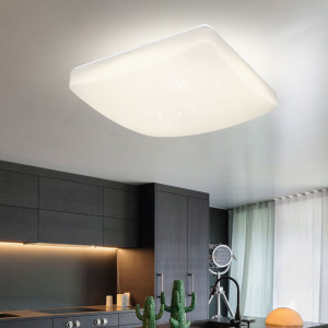LED Deckenleuchte ATREJU I, Acryl, 1x LED á 24W inkl., weiß