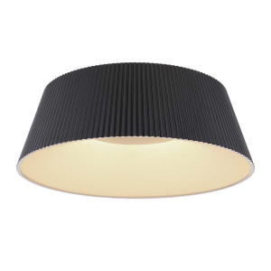 LED Deckenleuchte, Fernbedienung, Nachtlicht, schwarz