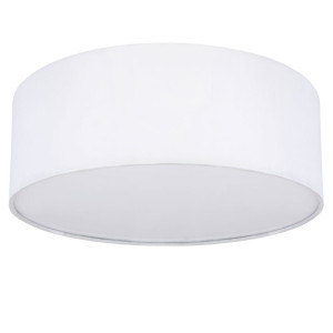 LED Deckenleuchte, Textil, weiß, 30 cm