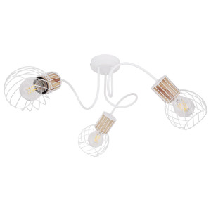 Deckenlampe, Gitter Design, weiß, 60 cm, LUISE