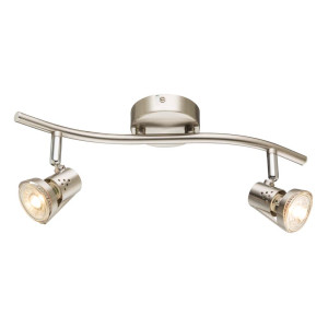 LED Deckenleuchte, 2-Flammig, Glas-Spots