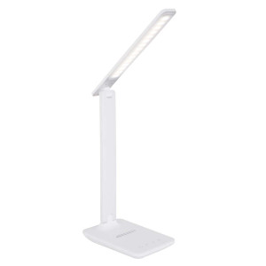 LED Tischleuchte, Touchdimmer, weiß, Schalter, H 56,5 cm
