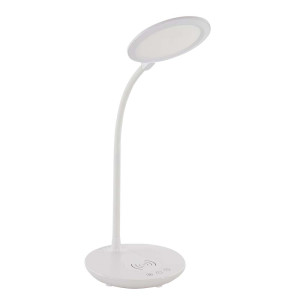 LED Tischleuchte, Wireless Charger, dimmbar, Flexo, H 54 cm