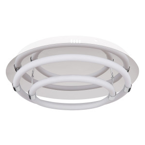 LED Deckenlampe, Ring-Design, 4-flammig, Weiß