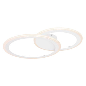 LED Deckenleuchte, weiß, Fernbedienung, CCT, 47 cm, FENNA