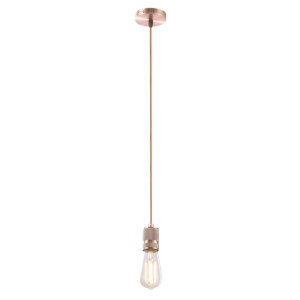 Hängeleuchte, Antikdesign, 10 cm, H 150 cm
