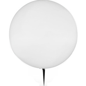Smart Home RGB LED Außen-Steckleuchte, Kugel weiß, 50 cm, TOULA