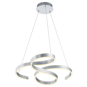 LED Hängeleuchte, silber, Switch Dimmer, L 72 cm, FRANCIS