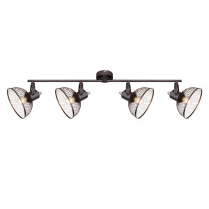 LED Deckenstrahler, bewegliche Spots, L 93,6 cm, MONIGA