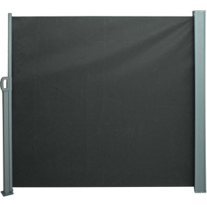 Seitenmarkise, silbergrau, anthrazit, Polyester, Höhe 160 cm