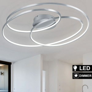 LED Deckenlampe, Ring Design, dimmbar, 80 cm