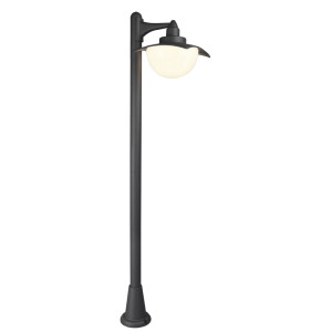 RGB LED Stehlampe, Alu, anthrazit, H 110 cm, DONEZ