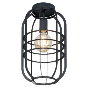 Deckenlampe, Käfig, schwarz, 24 cm, HAVAL