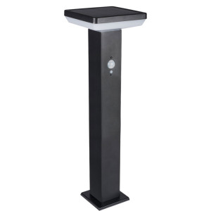 LED Solar Sockelleuchte, Bewegungsmelder,  SOLCA L PV 50-B