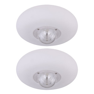 2er Set RGB LED Solarleuchten, stehend/schwimmend, weiß, 32 cm
