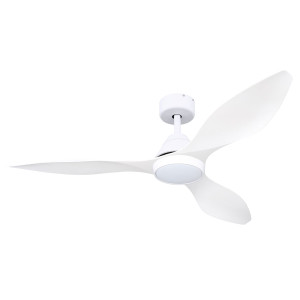 LED Deckenventilator, 6 Stufen, Fernbedienung, weiß