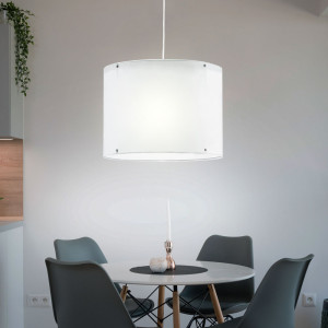 LED Hängelampe,weiß, H 139 cm