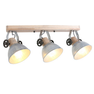 RGB LED Deckenstrahler, Holz, verstellbar, App- und Sprachsteuerung