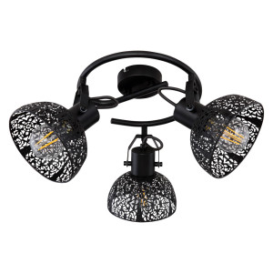 RGB LED Deckenleuchte, Dekorstanzungen, App-/Sprachsteuerung