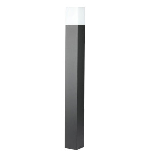 LED Stehlampe, Aluminium, schwarz, H 80 cm