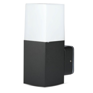 LED Wandlampe, Aluminium, schwarz, H 25 cm
