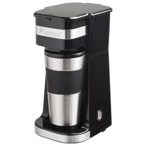 Kaffeemaschine, Edelstahlbecher, Permanentfilter