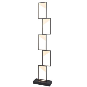 LED Stehleuchte, anthrazit, Switch Dimmer, 28 cm, CAFU