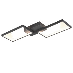 LED Deckenleuchte, anthrazit, Switch Dimmer, 53 cm, CAFU