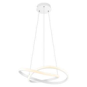 LED Hängeleuchte, Switch Dimmer, weiß, H 150 cm, COURSE