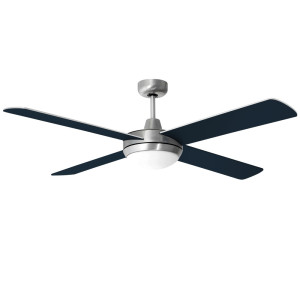 Deckenventilator, Fernbedienung, Glas opal, MDF