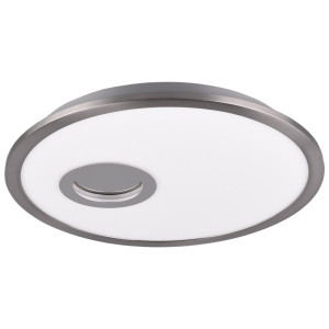 LED Deckenleuchte, nickel-matt, getrennt schaltbar, 45 cm, PORTLAND