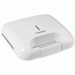 Sandwichmaker, Antihaftbeschichtung, weiß, L 22,5 cm