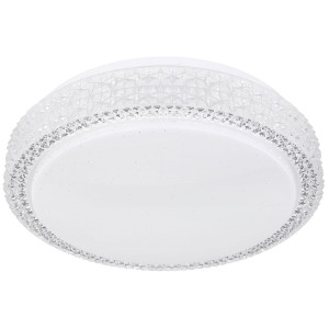LED Deckenleuchte, Kristalle, Sternenhimmel, CCT, weiß, 30 cm, OVI