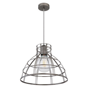 RGB LED Pendelleuchte, Metall-Gitter, 35 cm, App- und Sprachsteuerung