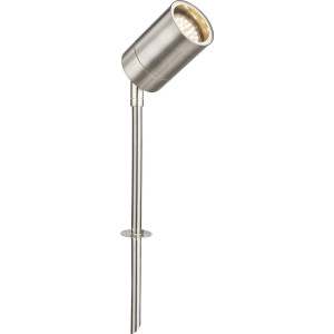 LED Außenleuchte, Erdspieß, beweglicher Spot, H 40 cm