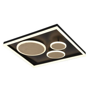 LED Decken - und Wandlampe, gold, dimmbar, L 60 cm, HARRIET