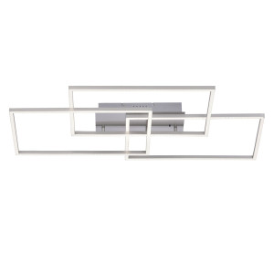 LED Deckenleuchte, Fernbedienung, dimmbar, CCT, L 82 cm, IVEN