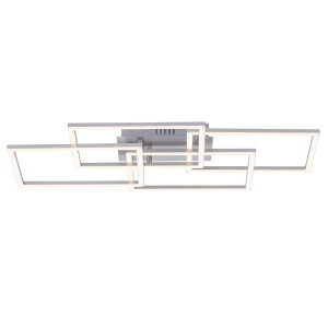LED Deckenleuchte, ALU, dimmbar, Länge 70 cm, IVEN